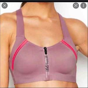 EUC WOMENS 34B VICTORIA’s SECREt SPORT VSX ZIP UP BRA